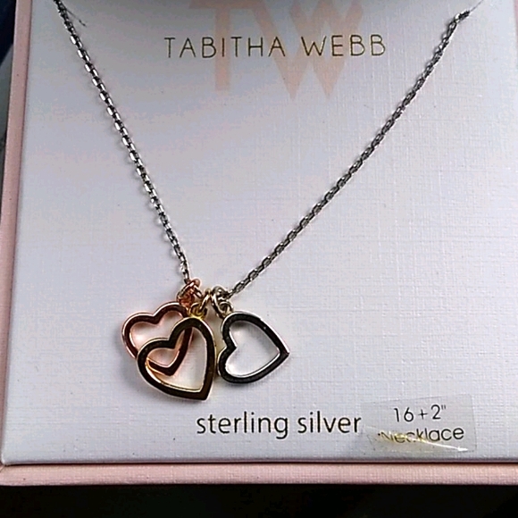 Tabitha Webb Necklace 3 Hearts 